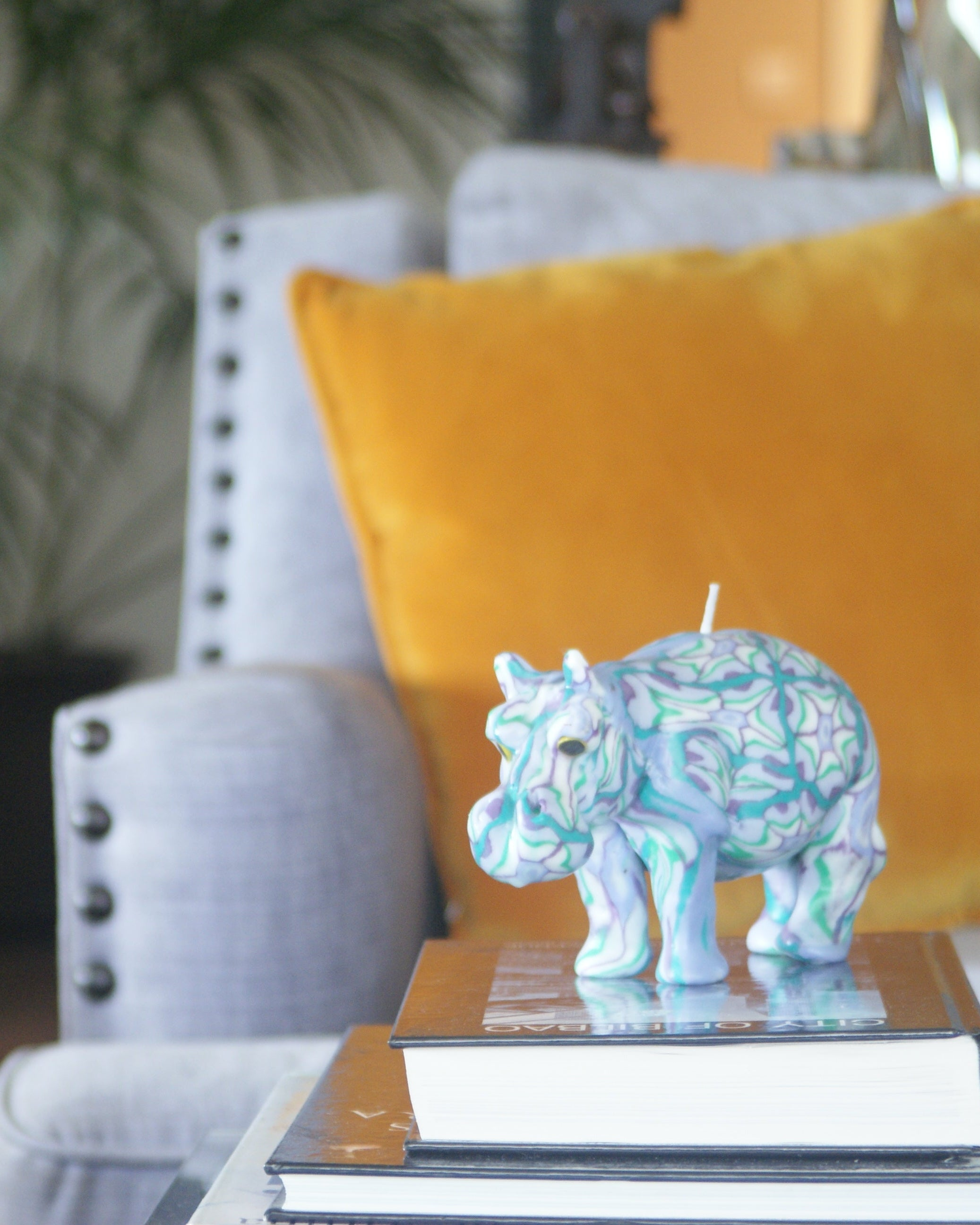 Soft Blue Hippo
